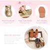 imageFlaryzone Toddler Little Girl Mary Jane School Uniform Oxfords Flat Dress ShoesFa01gold