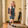 imageFlaryzone Toddler Little Girl Mary Jane School Uniform Oxfords Flat Dress ShoesFa03black