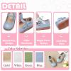imageFlaryzone Toddler Little Girl Mary Jane School Uniform Oxfords Flat Dress ShoesFa03blue