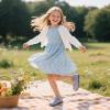 imageFlaryzone Toddler Little Girl Mary Jane School Uniform Oxfords Flat Dress ShoesFa03blue