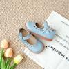 imageFlaryzone Toddler Little Girl Mary Jane School Uniform Oxfords Flat Dress ShoesFa03blue