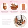 imageFlaryzone Toddler Little Girl Mary Jane School Uniform Oxfords Flat Dress ShoesFa03brown