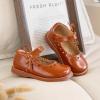 imageFlaryzone Toddler Little Girl Mary Jane School Uniform Oxfords Flat Dress ShoesFa03brown