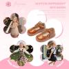imageFlaryzone Toddler Little Girl Mary Jane School Uniform Oxfords Flat Dress ShoesFa03brown