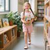 imageFlaryzone Toddler Little Girl Mary Jane School Uniform Oxfords Flat Dress ShoesFm52pink