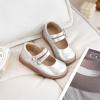 imageFlaryzone Toddler Little Girl Mary Jane School Uniform Oxfords Flat Dress ShoesFm52silver