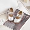 imageFlaryzone Toddler Little Girl Mary Jane School Uniform Oxfords Flat Dress ShoesFm52silver