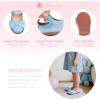 imageFlaryzone Toddler Little Girl Mary Jane School Uniform Oxfords Flat Dress ShoesFr382light Blue