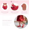 imageFlaryzone Toddler Little Girl Mary Jane School Uniform Oxfords Flat Dress ShoesFr382red