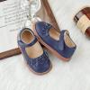 imageFlaryzone Toddler Little Girl Mary Jane School Uniform Oxfords Flat Dress ShoesNavy Bluefr63
