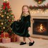 imageFlaryzone ToddlerLittle Girls Ballerina Flat Mary Jane Princess Dress Shoes  Wedding School PartyBlackfa11