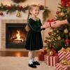 imageFlaryzone ToddlerLittle Girls Ballerina Flat Mary Jane Princess Dress Shoes  Wedding School PartyBlackfa11