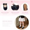 imageFlaryzone ToddlerLittle Girls Ballerina Flat Mary Jane Princess Dress Shoes  Wedding School PartyBlackfa13
