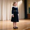 imageFlaryzone ToddlerLittle Girls Ballerina Flat Mary Jane Princess Dress Shoes  Wedding School PartyBlackfa16