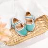 imageFlaryzone ToddlerLittle Girls Ballerina Flat Mary Jane Princess Dress Shoes  Wedding School PartyBluefa13
