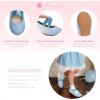 imageFlaryzone ToddlerLittle Girls Ballerina Flat Mary Jane Princess Dress Shoes  Wedding School PartyBluefa19