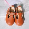imageFlaryzone ToddlerLittle Girls Ballerina Flat Mary Jane Princess Dress Shoes  Wedding School PartyBrownfr25