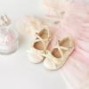 imageFlaryzone ToddlerLittle Girls Ballerina Flat Mary Jane Princess Dress Shoes  Wedding School PartyGoldfa12