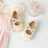 imageFlaryzone ToddlerLittle Girls Ballerina Flat Mary Jane Princess Dress Shoes  Wedding School PartyGoldfa12