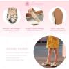imageFlaryzone ToddlerLittle Girls Ballerina Flat Mary Jane Princess Dress Shoes  Wedding School PartyGoldfm18