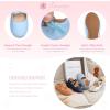 imageFlaryzone ToddlerLittle Girls Ballerina Flat Mary Jane Princess Dress Shoes  Wedding School PartyLight Bluefr11