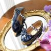 imageFlaryzone ToddlerLittle Girls Ballerina Flat Mary Jane Princess Dress Shoes  Wedding School PartyNavy Bluefm17