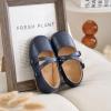 imageFlaryzone ToddlerLittle Girls Ballerina Flat Mary Jane Princess Dress Shoes  Wedding School PartyNavy Bluefr381