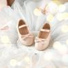 imageFlaryzone ToddlerLittle Girls Ballerina Flat Mary Jane Princess Dress Shoes  Wedding School PartyNudeflr07