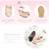 imageFlaryzone ToddlerLittle Girls Ballerina Flat Mary Jane Princess Dress Shoes  Wedding School PartyNudeflr07