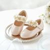 imageFlaryzone ToddlerLittle Girls Ballerina Flat Mary Jane Princess Dress Shoes  Wedding School PartyNudefr65