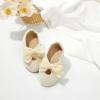 imageFlaryzone ToddlerLittle Girls Ballerina Flat Mary Jane Princess Dress Shoes  Wedding School PartyOffwhitefa11