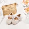 imageFlaryzone ToddlerLittle Girls Ballerina Flat Mary Jane Princess Dress Shoes  Wedding School PartyOffwhitefa13