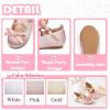imageFlaryzone ToddlerLittle Girls Ballerina Flat Mary Jane Princess Dress Shoes  Wedding School PartyPinkfa12