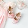 imageFlaryzone ToddlerLittle Girls Ballerina Flat Mary Jane Princess Dress Shoes  Wedding School PartyPinkfa12