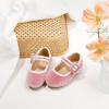 imageFlaryzone ToddlerLittle Girls Ballerina Flat Mary Jane Princess Dress Shoes  Wedding School PartyPinkfa13