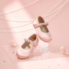 imageFlaryzone ToddlerLittle Girls Ballerina Flat Mary Jane Princess Dress Shoes  Wedding School PartyPinkfa16
