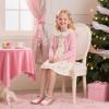 imageFlaryzone ToddlerLittle Girls Ballerina Flat Mary Jane Princess Dress Shoes  Wedding School PartyPinkfa16