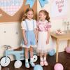 imageFlaryzone ToddlerLittle Girls Ballerina Flat Mary Jane Princess Dress Shoes  Wedding School PartyPinkfa19