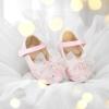 imageFlaryzone ToddlerLittle Girls Ballerina Flat Mary Jane Princess Dress Shoes  Wedding School PartyPinkfm16