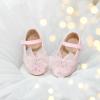 imageFlaryzone ToddlerLittle Girls Ballerina Flat Mary Jane Princess Dress Shoes  Wedding School PartyPinkfm16