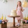 imageFlaryzone ToddlerLittle Girls Ballerina Flat Mary Jane Princess Dress Shoes  Wedding School PartyPinkfm16