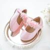 imageFlaryzone ToddlerLittle Girls Ballerina Flat Mary Jane Princess Dress Shoes  Wedding School PartyPinkfr65