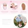 imageFlaryzone ToddlerLittle Girls Ballerina Flat Mary Jane Princess Dress Shoes  Wedding School PartyPinkfr65