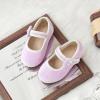 imageFlaryzone ToddlerLittle Girls Ballerina Flat Mary Jane Princess Dress Shoes  Wedding School PartyPurplefa13