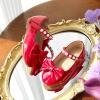 imageFlaryzone ToddlerLittle Girls Ballerina Flat Mary Jane Princess Dress Shoes  Wedding School PartyRedfm17