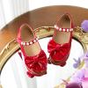 imageFlaryzone ToddlerLittle Girls Ballerina Flat Mary Jane Princess Dress Shoes  Wedding School PartyRedfm17