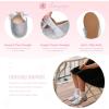 imageFlaryzone ToddlerLittle Girls Ballerina Flat Mary Jane Princess Dress Shoes  Wedding School PartySilverfm12