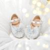 imageFlaryzone ToddlerLittle Girls Ballerina Flat Mary Jane Princess Dress Shoes  Wedding School PartySilverfm16