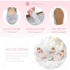 imageFlaryzone ToddlerLittle Girls Ballerina Flat Mary Jane Princess Dress Shoes  Wedding School PartySilverfm16