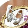 imageFlaryzone ToddlerLittle Girls Ballerina Flat Mary Jane Princess Dress Shoes  Wedding School PartySilverfm18